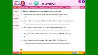 Tiếng Anh  6-  Tiết 61: Unit 7 TELEVISION   Looking Back and Project