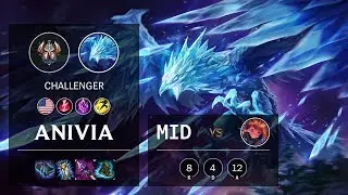 Anivia Mid vs Zoe - NA Challenger Patch 10.10