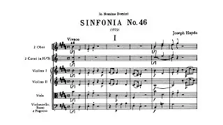 Haydn: Symphony No. 46 in B major (with Score)