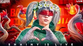 GIVEAWAY & TEAMCODE GAMEPLAY |SHAINY IS LIVE | #bgmi #bgmilive #teamcode #girlgamer #live #giveaway
