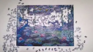 Water Lillies  - Jigsaw Puzzle Timelapse - 1,000 Pieces