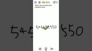 Make this equation true brain out || Add one line to make this equation true brain out || CanDie