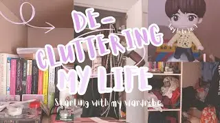 de-cluttering my life || starting with my wardrobe || vlog #001 || lowkey nomcheezy (*＾3＾)/～☆