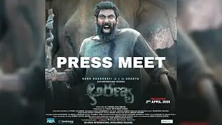 ARANYA PRESS MEET | Eros international presents | rana daggubati | a webchannel |