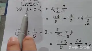penjumlahan & pengurangan bil.cavah dgn pecahan