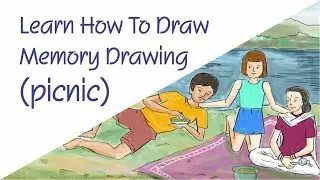 learn how to draw memory drawing (picnic)
