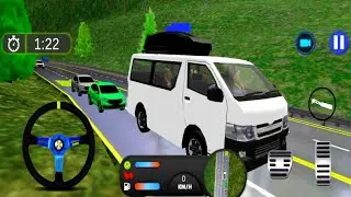 Police Van Driving Game 3D 🚓 | City Traffic Simulator | Realistic Driving Gameplay