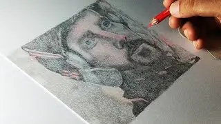 Drawing  [jared leto ] Tron legacy : ares, Ebin johnson