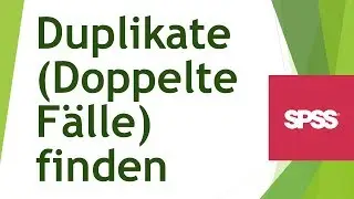 Duplikate in SPSS finden (Doppelte Fälle ermitteln)