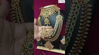 Matt Gold Sets Both Having Screw Back Ear Rings | MI BELLEZA COLLECTIONS