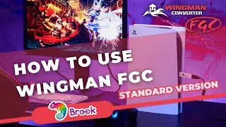 How To Use【Wingman FGC】converter/adapter for PS5 fighting games, PS4, PC | Standard version