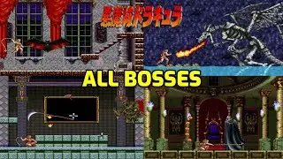 Akumajou Dracula (Sharp X68000 1993) - All Bosses + Ending