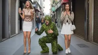 Best of Bushman Prank Compilation #476  😱 Crazy Reactions 🤣 Funny Reactions 😂 Bushman Scare Cam