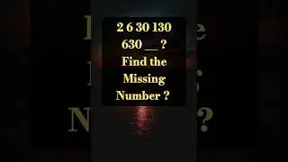 Only Smart Minds Solve This! 🧠 Find the Missing Number | Number Puzzle #Shorts