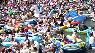 Schw&ouml;rmontag 2022: Nabada der Rekorde