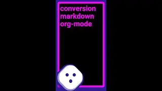 Org-mode to Markdown converter? #shorts