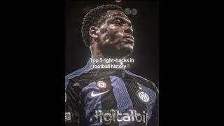 Top 5 Right-backs In Football History | #shorts #viral #football