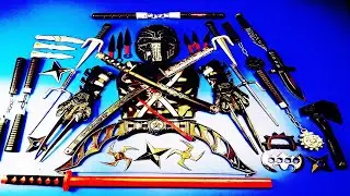 KUNAI TOYS ! Ninja Weapon Target Shooting - Box of Toys !