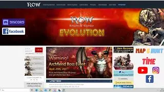 Rowplayon Return of Warior MMORPG // map5 hunt // Lv80 Rune ofc. Part II