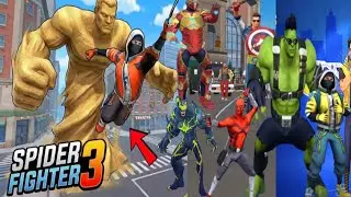Spider Man Vs Villain Fight New Update Game|Spider Fighter 3 game 