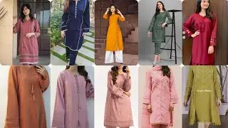 Plain कपड़े से बनाए Party wear & Designer सूट & कुर्ती//New Latest suit designs#plain​ #design​