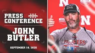Nebraska Football DC John Butler Michigan Preview | Press Conference