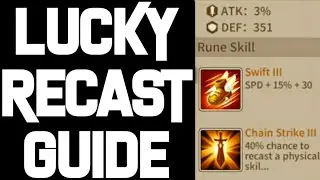 Elora's Raid Lucky Recast Guide for Rainbow Rune & Flashing Rune, Double Rare Rank 3 Skill!