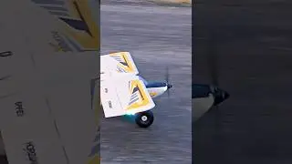 TIMBER X micro stol rc plane take off  #rcplane #rc #shorts
