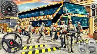 Offroad Army Bus Driving Simulator - US Soldier Transport Duty Driver - Android GamePlay