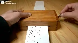 Ode to joy, 30 note music box playing paper tapes