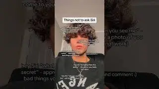 Things not to ask Siri