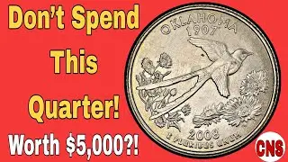 RARE 2008 D Oklahoma Quarter Worth THOUSANDS? | This Quarter Could Make You RICH!