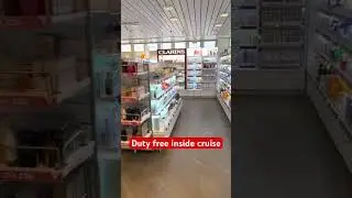 Duty free inside cruise #youtubeshorts #viralshort #cruise