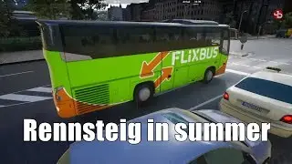 Fernbus Simulator - Rennsteig Map (FREE DLC) in Summer - VDL Futura FHD2-106