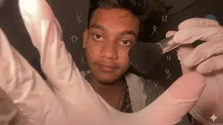 Asmr relaxing cranial nerve exam 