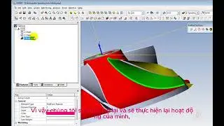 Esprit Cam: B&agrave;i 11_Phay tinh c&aacute;nh quạt tuabin với 5 trục (5-Axis Spiral Finishing)