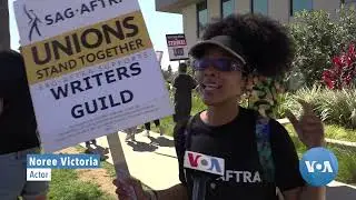 Hollywood Striking Actors Seek Fair Wages and AI Protection | VOANews