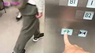 【撮影日屋上解放】岡山高島屋のエレベーター 2機まとめ動画