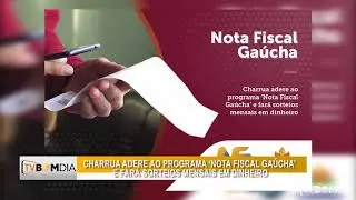 Charrua adere ao programa &lsquo;Nota Fiscal Ga&uacute;cha&rsquo; e far&aacute; sorteios mensais em dinheiro