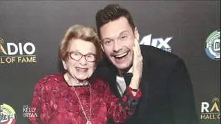 Kelly and Ryan Met Dr. Ruth at the Radio Hall of Fame Ceremony