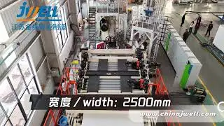 Jwell PP thick foam plate extrusion line is testing #plastic  #extrusion #foam #extrusion #plate