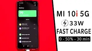 Mi 10i Battery charging test | Mi 10i Fast Charging Test | Mi 10i 33W Fast charging