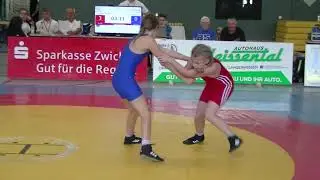 Wrestling Ringen Pokalturnier Werdau, weibliche female Schüler und Jugend, 38 kg