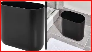 Great product -  Design Slim Oval Plastic Waste Basket, The Cade Collection &ndash; 10.56&rdquo; x 5.5&rdquo; x 9.77&rdquo;,