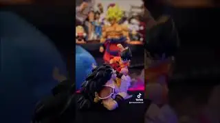 RADITZ VS SON GOKU HERMANOS ENFRENTADOS MINI DIORAMAS O GASHAPONS DE DRAGONBALL IMAGINATION SET 8