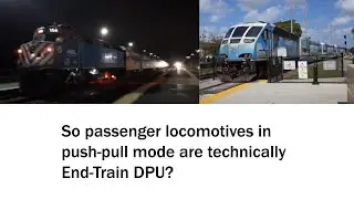 IS THAT AN END TRAIN DPU???? | Original clip of Q441