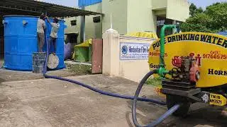 FRP Tank Water Fill Test