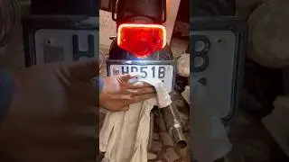 Standard bullet back light neon modified 🔥#premmodification #bullet350 #shorts