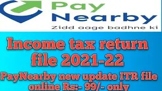 Paynearby New Update ITR filing Online-2021-22