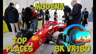 05 Modena Italy Enzo Ferrari Museum - Engine Exhibit 8K 4K VR180 3D Travel